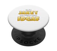 Jakey Costume IDGAF Meme Personalized Jake First Name Jakey PopSockets PopGrip Adhésif