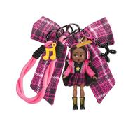 Jakks Pacific Charming Jammin’ Out, Charm per Borsa Con bambola di, Charm da Collezione per bambine, Include Un simpatico personaggio in Stile Coquette e accessori per personalizzarlo.