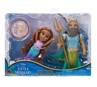 Jakks Pacific Disney Petite La Petite Sirène Ariel Et Le Roi Triton