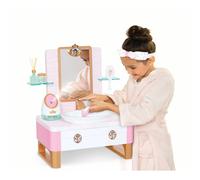 Disney Princess Spa de jour Deluxe pour filles – Vapeur réaliste, Eau courante, 20 pièces