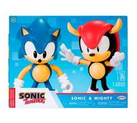 Jakks Pacific Figurines Pack de 2 Sonic Classic et Classic Mighty 10 cm articulées couleurs vives