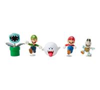 JAKKS PACIFIC Figurines Super Mario Bros de 6 cm - Lot Blister