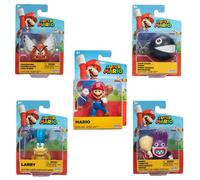 Jakks Pacific Figurines Surties 6 Cm Super Mario - Lot de Figurines de Personnages - Modèles Variés
