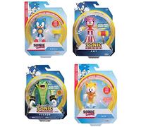 Jakks Pacific Lot de 6 Figurines série 10 Sonic The Hedgehog 10 cm Assortiment