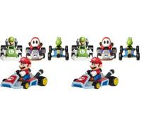 Jakks Pacific Mini véhicule - Nintendo - Mario Kart (Lot de 2)
