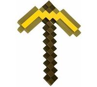 Jakks Pacific - Jouet Pioche Minecraft Or - Licence officielle Mojang - Taille unique - Dès 3 ans
