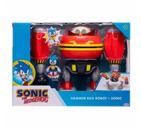 Jakks Pacific – Playset Deluxe Sonic Hammer Egg Robot 6,5 cm – Figurine articulée