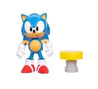 Jakks Pacific Sonic The Hedgehog Figurine Sonic classique avec accessoire de ressort jaune 10,2 cm