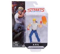 JAKKS Pacific Streets of Rage Axel Figurine de jeu avec effet Grand Uppercut Blanc 12,7 cm