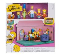 Jakks Pacific The Simpsons Diorama avec figurines de famille, ensemble de jeu à effets interactifs pour enfants de 4 ans et plus