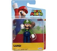 Jakks World of Nintendo - 40130 - Super Mario - Figurine articulée 6.3 cm - Personnage Luigi