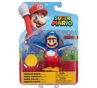 Jakks - World of Nintendo - Super Mario - Figurine articulée 10.2 cm - Mario Pingouin G