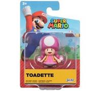 Jakks - World of Nintendo - Super Mario - Figurine articulée 6.3cm - Personnage Toadette G