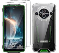Jakn-Coque Pour Blackview Bv8200(6.5"") Transparent Housse + 2 X Verre Trempé Protection Écran,Souple Silicone Étui Protection Bumper Tpu Téléphone Case Cover