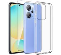 Jakn-Coque Pour Blackview Oscal Tiger 13 5g (6.67") + 1 X Verre Trempé Écran Film Protecteur - Transparent Souple Silicone Étui Protection Housse Tpu Case Cover