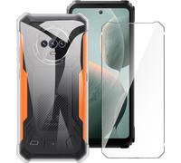 Jakn-Coque Pour Cubot Kingkong Es (6.56") + 1 X Verre Trempé Écran Film Protecteur - Transparent Souple Silicone Étui Protection Housse Tpu Case Cover