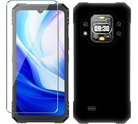 Jakn-Coque Pour Cubot Kingkong Star 2 Cover Avec Film De Verre Trempé - Silicone Bumper Noir Gel Tpu Souple Housse Etui Protection Case (6.72")