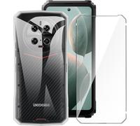 Jakn-Coque Pour Doogee Dk10 5g (6.67") + 1 X Verre Trempé Écran Film Protecteur - Transparent Souple Silicone Étui Protection Housse Tpu Case Cover