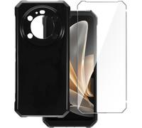 Jakn-Coque Pour Fossibot F109 5g (6.75") + 1 X Verre Trempé Écran Film Protecteur - Noir Souple Silicone Étui Protection Housse Tpu Case Cover
