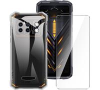 Jakn-Coque Pour Hotwav Cyber 13 Pro (6.58") + Verre Trempé Écran Film Protecteur - Transparent Souple Silicone Étui Protection Housse Tpu Case Cover