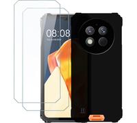 Jakn-Coque Pour Oukitel Wp28/ Wp28e / Wp28s(6.52"") Noir Housse + 2 X Verre Trempé Protection Écran,Souple Silicone Étui Protection Bumper Tpu Téléphone Case Cover
