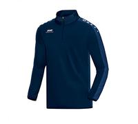 JAKO 8616 Striker Pull zippé pour Enfant Bleu Marine/Bleu Nuit 128, Homme, Fermeture Éclair Striker, 8616, Bleu Marine/Bleu Nuit, 8-9 Ans