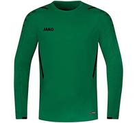 JAKO - Défi du Sweat-Shirt, Mixte Enfant, Vert Sport/Noir, 152