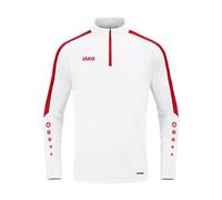 JAKO - Alimentation Zippée sur Le Dessus, Mixte Enfant, Blanc Rouge, 164