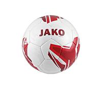 JAKO - Ballon D'Entraînement Striker 2.0, Mixte, Blanc Rouge, 3