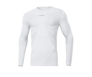 JAKO Base Layer 'Comfort 2.0' gris clair / blanc, Taille XXL
