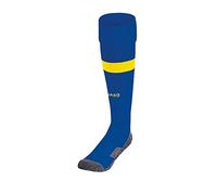 JAKO Boca Chaussettes de Sport Bleu Roi/Citron Taille 4 (39-42)