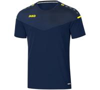 Jako Champ 2.0 T-Shirt Mixte Enfant, Citron/Marine, 128