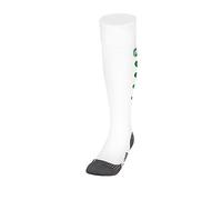 JAKO - Chaussette Roma, Mixte, Blanc/Vert Sport, 43-46