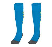 JAKO - Chaussette Roma, Mixte, Jako Bleu/Jaune Fluo, 35-38