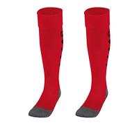 JAKO - Chaussette Roma, Mixte, Rouge Noir, 43-46