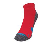JAKO - Chaussettes Courtes D'Entraînement, Mixte, Rouge Sport, 43-46