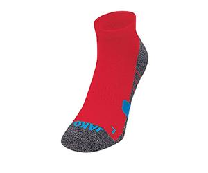 JAKO - Chaussettes Courtes D'Entraînement, Mixte, Rouge Sport, 43-46