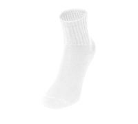 JAKO Chaussettes de sport courtes, lot de 3, mixte, blanc, 43-46