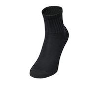 JAKO - Chaussettes De Sport Courtes, Lot De 3, Mixte, Noir, 39-42