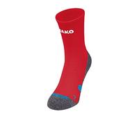JAKO Chaussettes d'entraînement Mixte, Rouge Sport, 39-42