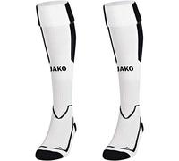 JAKO - Chaussettes Latium, Mixte, Blanc Noir, 39-42