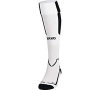 JAKO - Chaussettes Latium, Mixte, Blanc Noir, 43-46