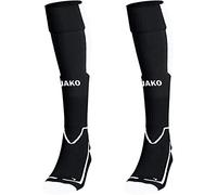 JAKO - Chaussettes Latium, Mixte, Noir Et Blanc, 39-42