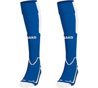 JAKO - Chaussettes Latium, Mixte, Sportroyal/Blanc, 35-38
