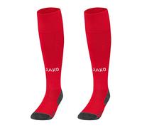 JAKO - Chaussettes Polyvalentes, Mixte, Rouge Sport, 39-42