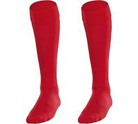 JAKO - Chaussettes Uni 2.0, Mixte, Rouge Sport, 35-38