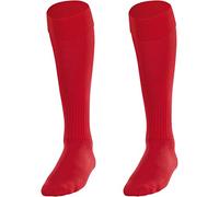 JAKO - Chaussettes Uni 2.0, Mixte, Rouge Sport, 39-42
