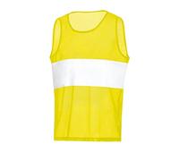 JAKO - Chemise D'Identification à Rayures, Mixte, Jaune Fluo, S-M