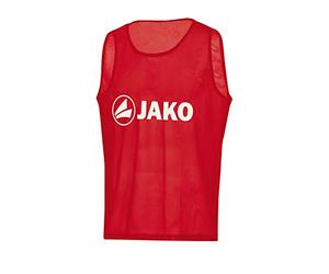 JAKO - Chemise D'Identification Classique 2.0, Mixte, Rouge Sport, S-M
