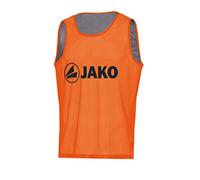 JAKO - Chemise D'Identification Inversée, Mixte, Orange Fluo/Gris Pierre, L-XL